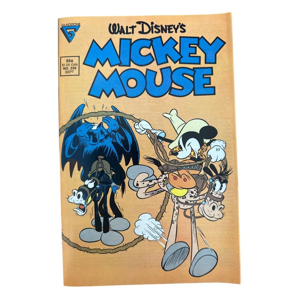 Gladstone Comic Book Mickey Mouse #230 September 1987 Bagged Boarded